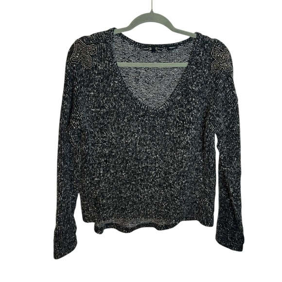 Miss Me Sweaters - Miss Me Y2K Embellished Beaded Sweater
